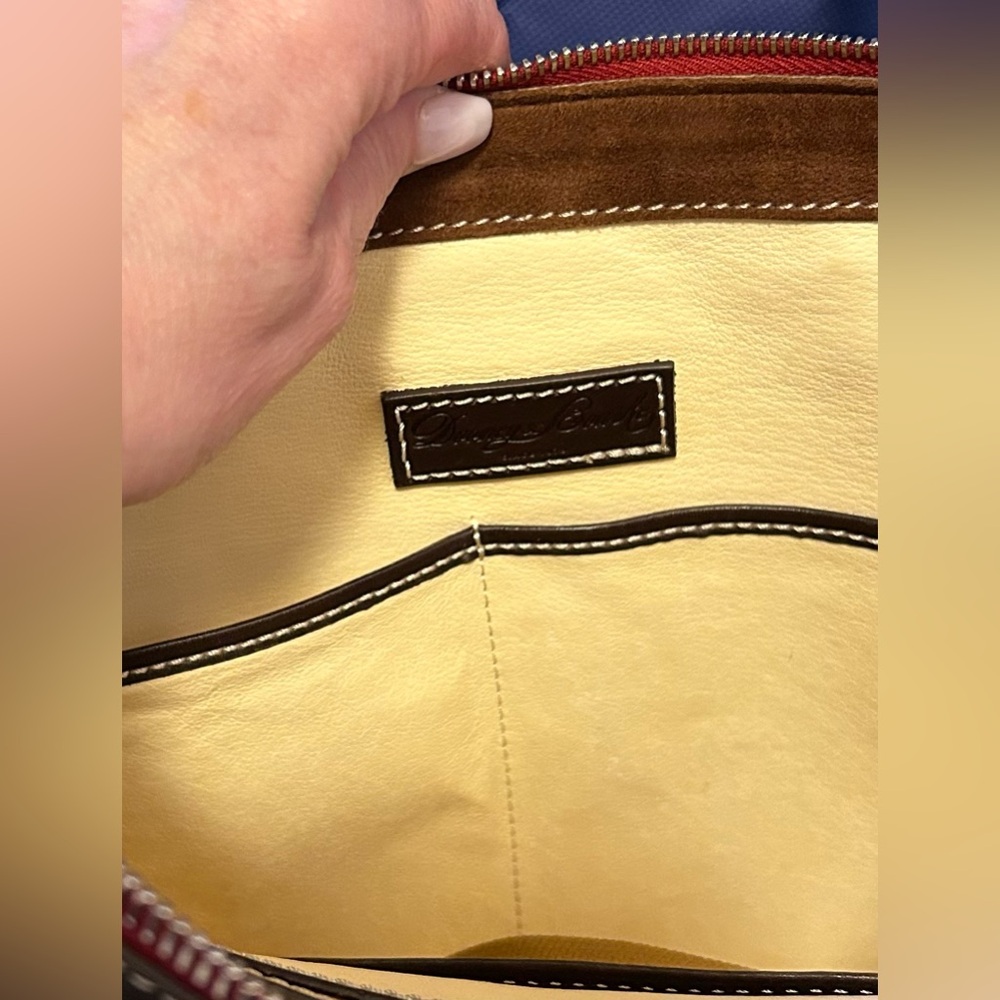 Dooney Bourke Toscana Florentine somed satchel, ESPRESSO, comes with dust bag - Picture 7 of 10